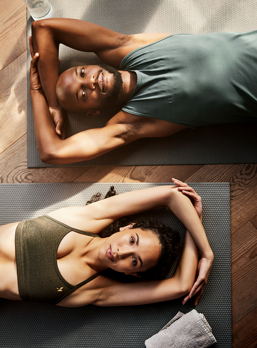 Man and Woman Floor Pose